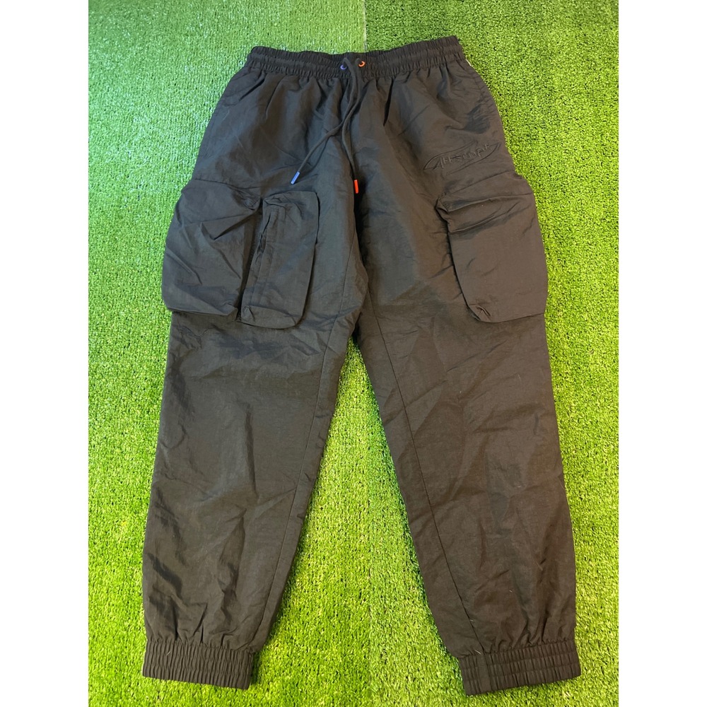 Puma X Atempt Utility Black Swooshie Men's Cargo Pants‎ Joggers Size Medium